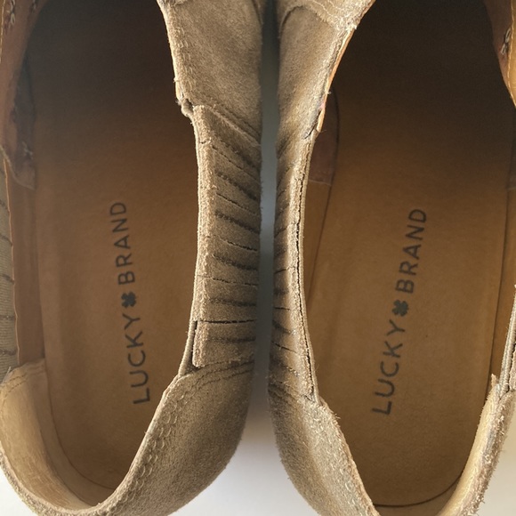 GUC LUCKY 🍀 BRAND Booties Folley Suede Bootie Women’s Size 9M Western Bo… - Picture 6 of 10